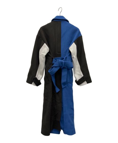 UNITED TOKYO（ユナイテッドトーキョー）UNITED TOKYO (ユナイテッドトーキョー) ビッグカラーコート ブルー サイズ:2の古着・服飾アイテム