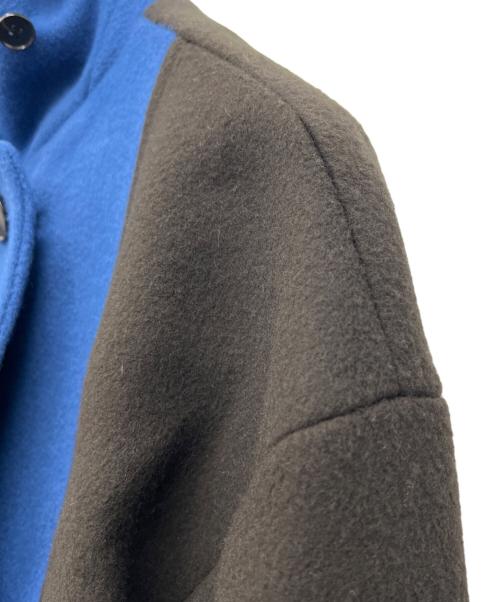 UNITED TOKYO（ユナイテッドトーキョー）UNITED TOKYO (ユナイテッドトーキョー) ビッグカラーコート ブルー サイズ:2の古着・服飾アイテム