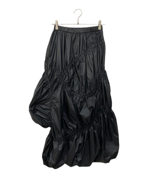 nagonstans（ナゴンスタンス）nagonstans (ナゴンスタンス) worm skirt　ワームスカート ブラック サイズ:Mの古着・服飾アイテム