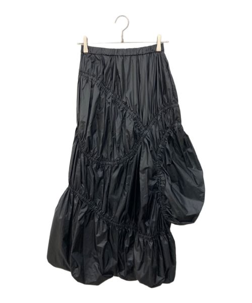 nagonstans（ナゴンスタンス）nagonstans (ナゴンスタンス) worm skirt　ワームスカート ブラック サイズ:Mの古着・服飾アイテム