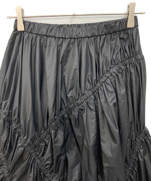 nagonstans（ナゴンスタンス）nagonstans (ナゴンスタンス) worm skirt　ワームスカート ブラック サイズ:Mの古着・服飾アイテム