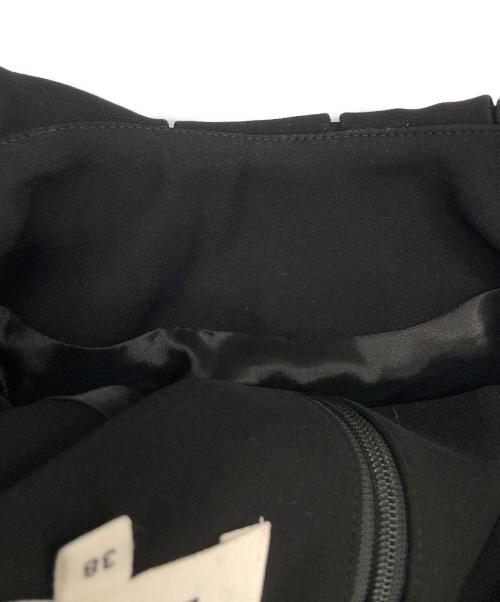 ENFOLD（エンフォルド）ENFOLD (エンフォルド) NECK-PLEATS DRESS ブラック サイズ:38の古着・服飾アイテム