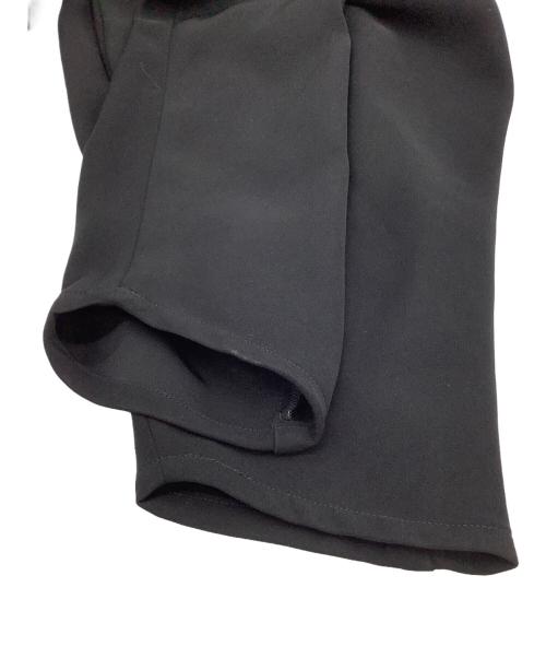 ENFOLD（エンフォルド）ENFOLD (エンフォルド) NECK-PLEATS DRESS ブラック サイズ:38の古着・服飾アイテム