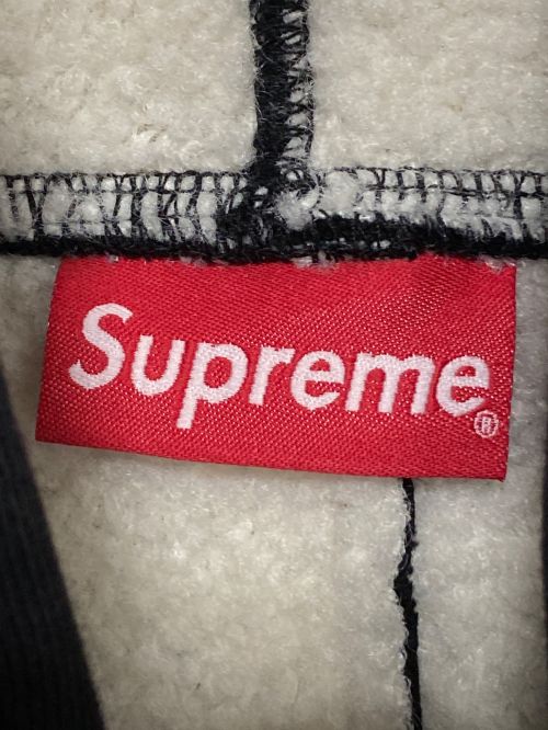 SUPREME（シュプリーム）SUPREME (シュプリーム) Faux Shearling Zip Up Hooded Sweatshirt ブラック サイズ:XLの古着・服飾アイテム