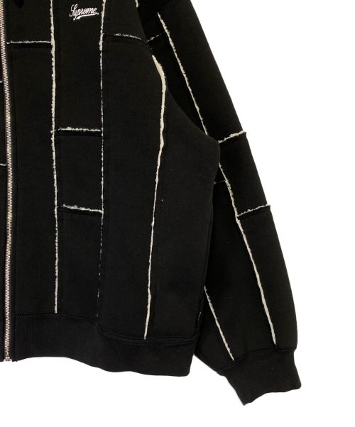 SUPREME（シュプリーム）SUPREME (シュプリーム) Faux Shearling Zip Up Hooded Sweatshirt ブラック サイズ:XLの古着・服飾アイテム