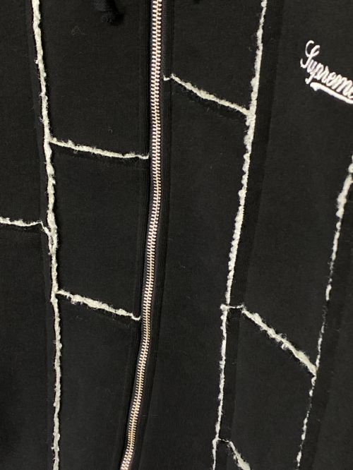 SUPREME（シュプリーム）SUPREME (シュプリーム) Faux Shearling Zip Up Hooded Sweatshirt ブラック サイズ:XLの古着・服飾アイテム