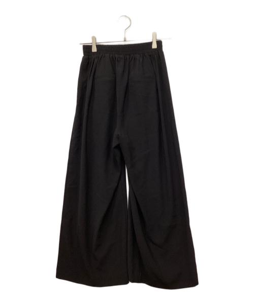 DOUDOU（ドゥドゥ）DOUDOU (ドゥドゥ) タックワイドパンツ ブラック サイズ:PSの古着・服飾アイテム