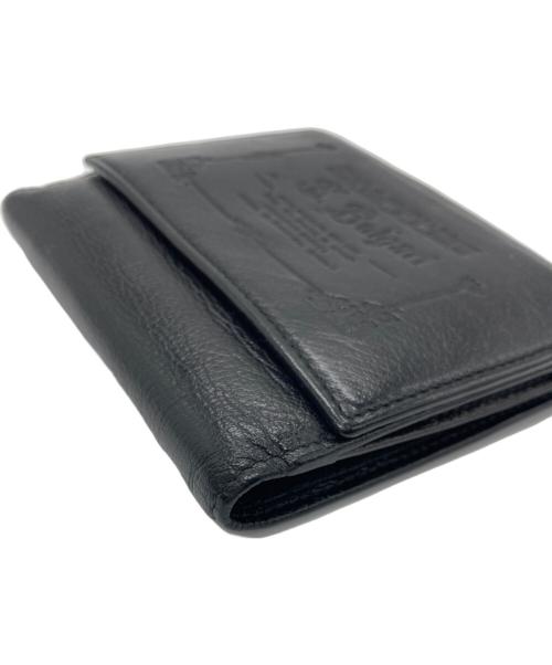 BVLGARI（ブルガリ）BVLGARI (ブルガリ) S.BVLGARI 2つ折り財布 ブラックの古着・服飾アイテム