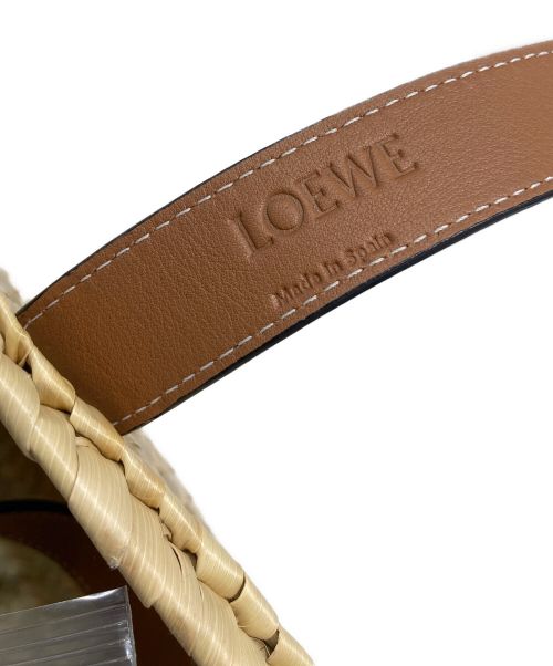 LOEWE（ロエベ）LOEWE (ロエベ) バスケットバッグ ナチュラル×ブラウンの古着・服飾アイテム