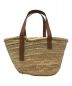 LOEWE (ロエベ) バスケットバッグ ナチュラル×ブラウン：38000円