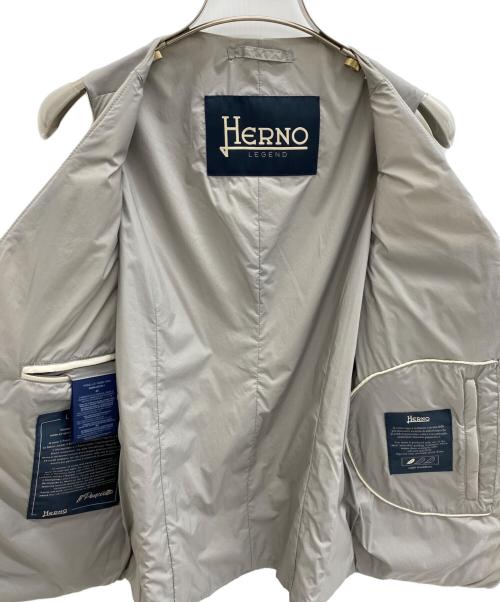 HERNO（ヘルノ）HERNO (ヘルノ) ダウンベスト ライトグレー サイズ:44の古着・服飾アイテム
