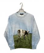 UNDERCOVER×PINK FLOYDアンダーカバー×ピンクフロイド）の古着「Atom Heart Mother Sweatshirt」｜スカイブルー