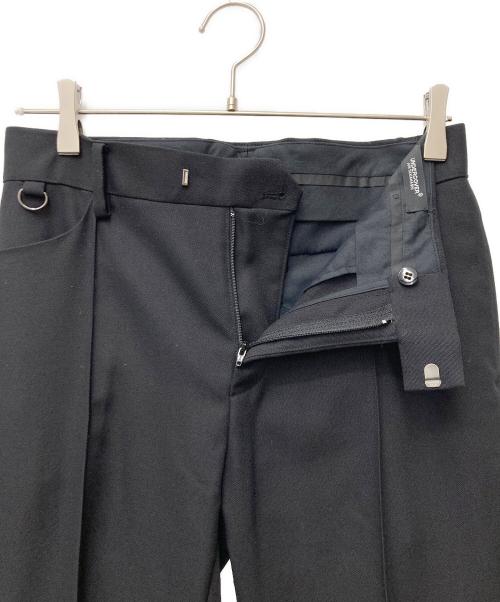 UNDERCOVER（アンダーカバー）UNDERCOVER (アンダーカバー) ドビーピンタックスリムスラックス UCX4508-1 ブラック サイズ:1の古着・服飾アイテム