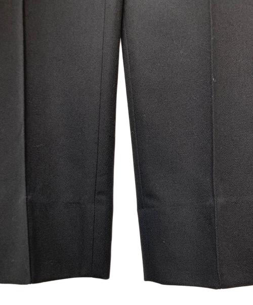 UNDERCOVER（アンダーカバー）UNDERCOVER (アンダーカバー) ドビーピンタックスリムスラックス UCX4508-1 ブラック サイズ:1の古着・服飾アイテム