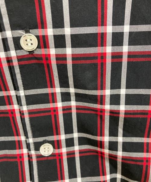 UNDERCOVER（アンダーカバー）UNDERCOVER (アンダーカバー) フードフレアシャツ ブラック×レッド サイズ:1の古着・服飾アイテム