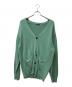 UNDERCOVERISM（アンダーカバーイズム）の古着「Languidダメージカーディガン UI1C4901」｜黄緑