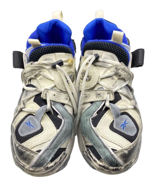 VETEMENTS（ヴェトモン）VETEMENTS (ヴェトモン) REEBOK (リーボック) GENETICALLY MODIFIED PUMP ブルー×ホワイト サイズ:27cm(US9)の古着・服飾アイテム