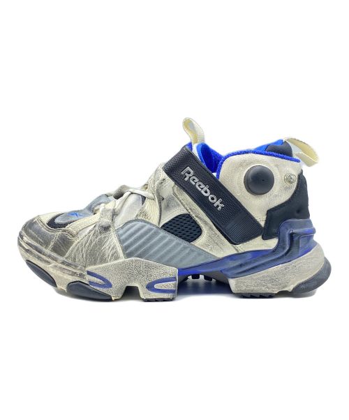 VETEMENTS（ヴェトモン）VETEMENTS (ヴェトモン) REEBOK (リーボック) GENETICALLY MODIFIED PUMP ブルー×ホワイト サイズ:27cm(US9)の古着・服飾アイテム