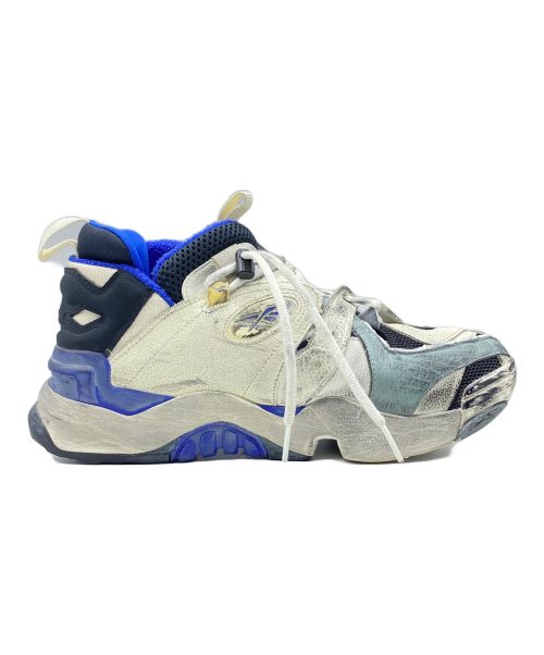 VETEMENTS（ヴェトモン）VETEMENTS (ヴェトモン) REEBOK (リーボック) GENETICALLY MODIFIED PUMP ブルー×ホワイト サイズ:27cm(US9)の古着・服飾アイテム