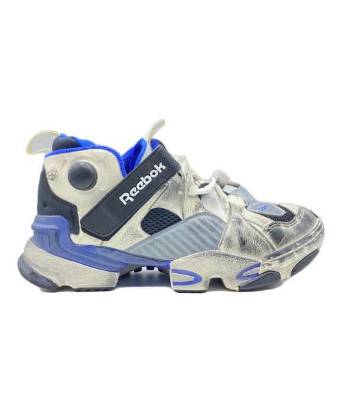 VETEMENTS（ヴェトモン）VETEMENTS (ヴェトモン) REEBOK (リーボック) GENETICALLY MODIFIED PUMP ブルー×ホワイト サイズ:27cm(US9)の古着・服飾アイテム