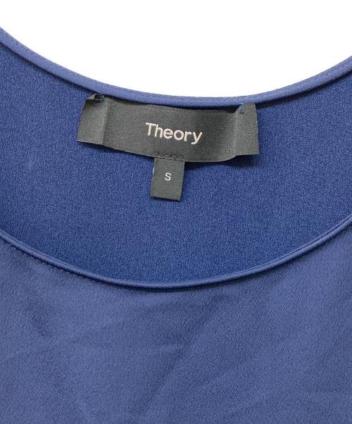 theory（セオリー）theory (セオリー) ノースリーブワンピース ブルー サイズ:Sの古着・服飾アイテム