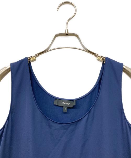 theory（セオリー）theory (セオリー) ノースリーブワンピース ブルー サイズ:Sの古着・服飾アイテム