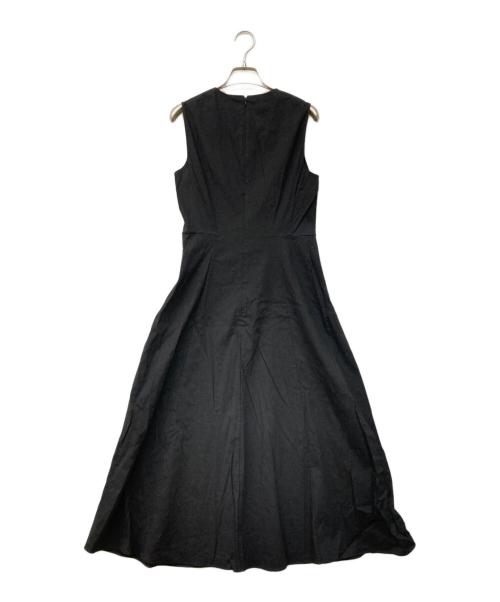 theory（セオリー）theory (セオリー) ノースリーブワンピース ブラックの古着・服飾アイテム