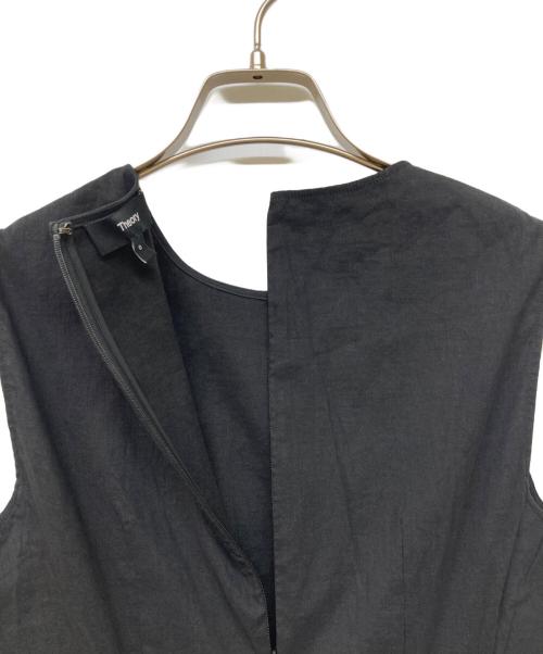 theory（セオリー）theory (セオリー) ノースリーブワンピース ブラックの古着・服飾アイテム