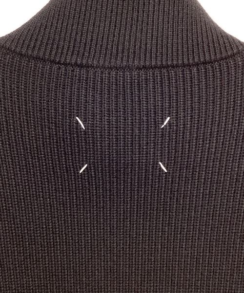Maison Margiela（メゾンマルジェラ）Maison Margiela (メゾンマルジェラ) 7 gauge driver's knit（7ゲージドライバーズニット） ブラック サイズ:Mの古着・服飾アイテム