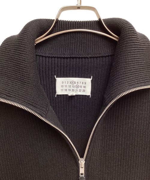 Maison Margiela（メゾンマルジェラ）Maison Margiela (メゾンマルジェラ) 7 gauge driver's knit（7ゲージドライバーズニット） ブラック サイズ:Mの古着・服飾アイテム