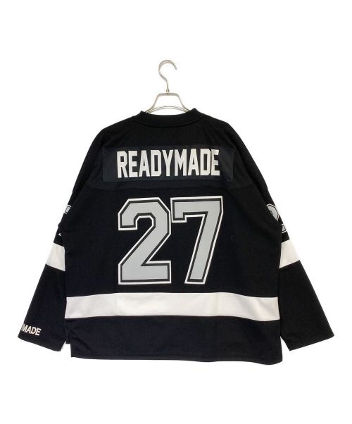 READYMADE（レディメイド）READYMADE (レディメイド) GAME SHIRT SMILE ブラック サイズ:1の古着・服飾アイテム