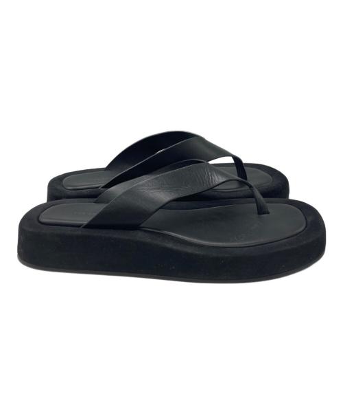 THE ROW（ザ ロウ）THE ROW (ザ ロウ) GINZA サンダル ブラック サイズ:37の古着・服飾アイテム