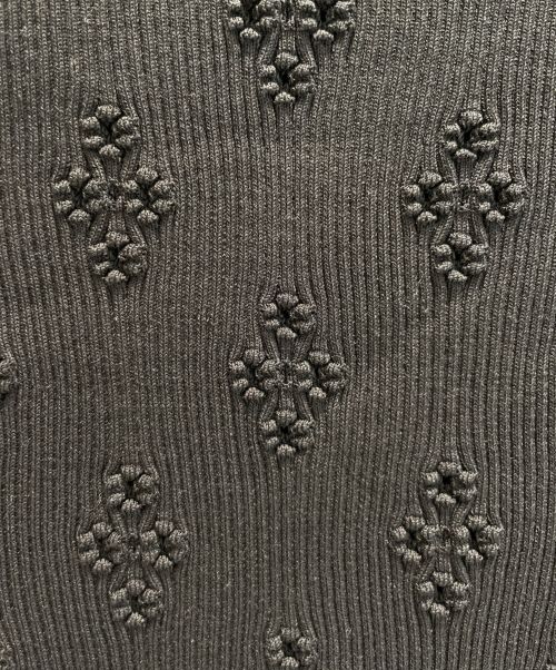 CHANEL（シャネル）CHANEL (シャネル) ロゴボタンアンサンブルカーディガン ブラック サイズ:40の古着・服飾アイテム