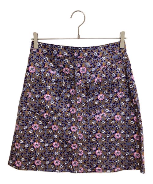 LOUIS VUITTON（ルイ ヴィトン）LOUIS VUITTON (ルイ ヴィトン) Front zip skirt(フロントジップスカート) ラベンダー サイズ:38の古着・服飾アイテム