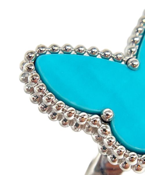 VAN CLEEF & ARPELS（ヴァンクリーフ＆アーペル）VAN CLEEF & ARPELS (ヴァンクリーフ＆アーペル) ラッキーアルハンブラ パピヨン リング サイズ:51(11号)の古着・服飾アイテム