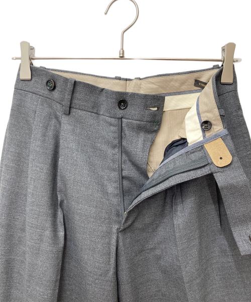 BERWICH（ベルウィッチ）BERWICH (ベルウィッチ) ウールメランジトロピカル2インプリーツクロップドパンツ vb6954 グレー サイズ:42の古着・服飾アイテム