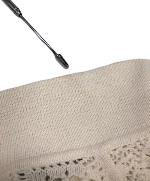 CITYSHOP（シティショップ）CITYSHOP (シティショップ) CROCHET STYLE SHIRTS ホワイト サイズ:-の古着・服飾アイテム