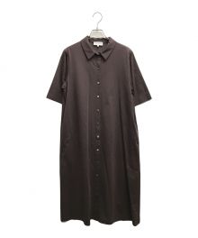 MACKINTOSH LONDON（マッキントッシュ ロンドン）の古着「プレーティング天竺ワンピース」｜ブラウン