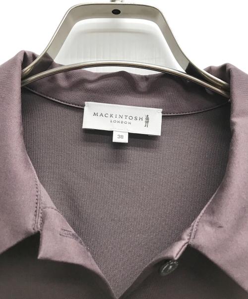 MACKINTOSH LONDON（マッキントッシュ ロンドン）MACKINTOSH LONDON (マッキントッシュ ロンドン) プレーティング天竺ワンピース ブラウン サイズ:38の古着・服飾アイテム