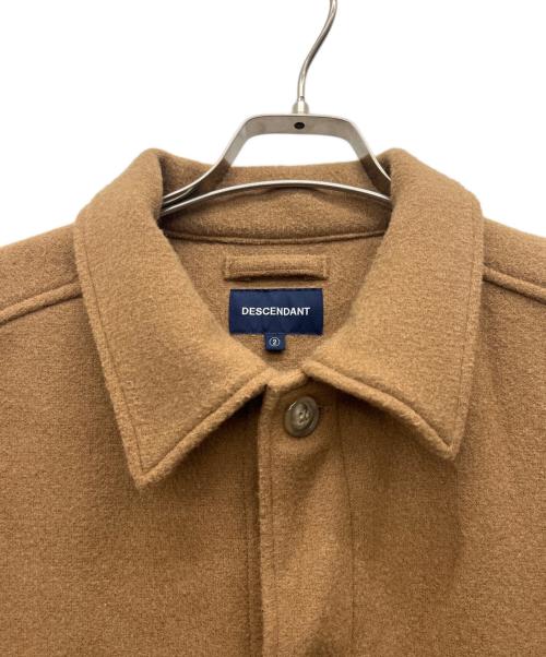 DESCENDANT（ディセンダント）DESCENDANT (ディセンダント) CPOシャツジャケット ブラウン サイズ:2の古着・服飾アイテム