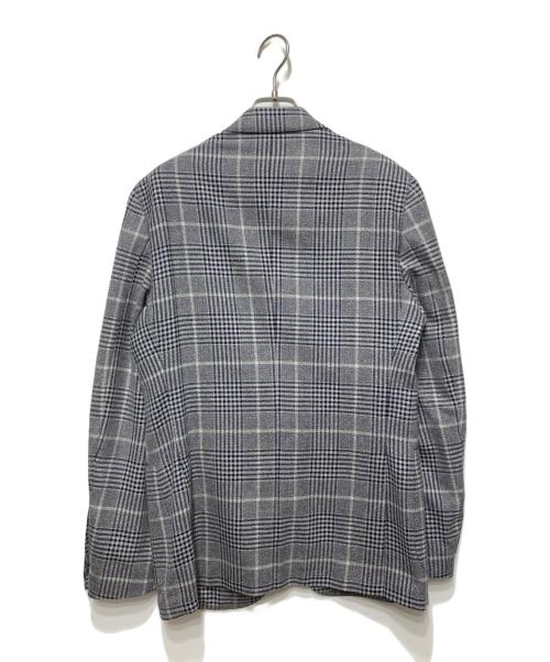 LARDINI（ラルディーニ）LARDINI (ラルディーニ) リネンウールシルクソリッド3Bジャケット グレー サイズ:48の古着・服飾アイテム