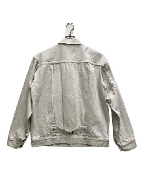 AUBERGE（オーベルジュ）AUBERGE (オーベルジュ) PREMIER デニムジャケット ライトグレー サイズ:40の古着・服飾アイテム