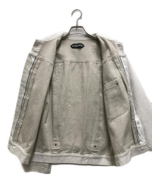 AUBERGE（オーベルジュ）AUBERGE (オーベルジュ) PREMIER デニムジャケット ライトグレー サイズ:40の古着・服飾アイテム
