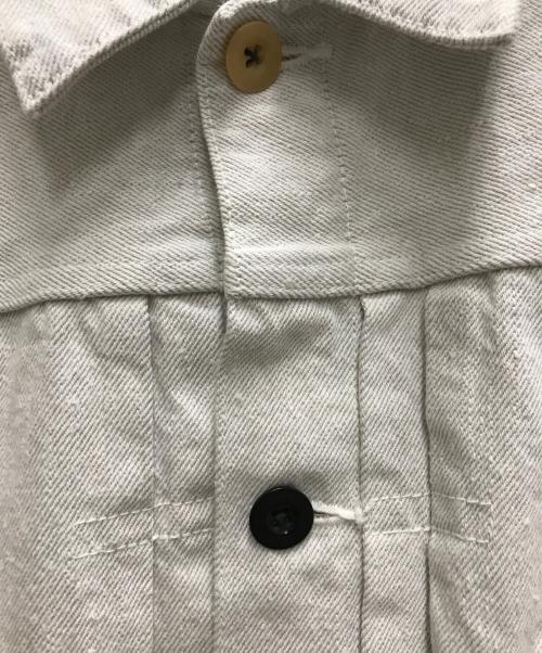 AUBERGE（オーベルジュ）AUBERGE (オーベルジュ) PREMIER デニムジャケット ライトグレー サイズ:40の古着・服飾アイテム