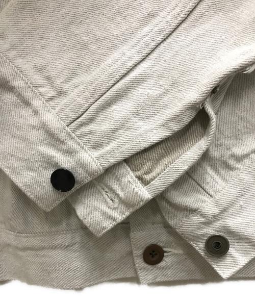 AUBERGE（オーベルジュ）AUBERGE (オーベルジュ) PREMIER デニムジャケット ライトグレー サイズ:40の古着・服飾アイテム