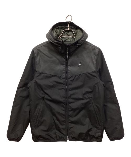 G-STAR RAW（ジースターロゥ）G-STAR RAW (ジースターロゥ) SETCALE JACKET/コーティング切替中綿ジャケット ブラック サイズ:Sの古着・服飾アイテム