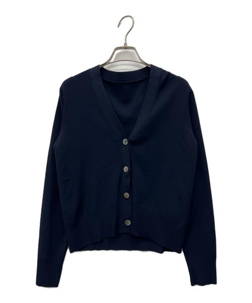 SOEJU（ソージュ）SOEJU (ソージュ) Vネックショートニットカーディガン ネイビー サイズ:Freeの古着・服飾アイテム