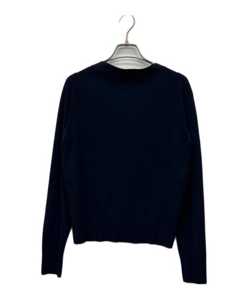 SOEJU（ソージュ）SOEJU (ソージュ) Vネックショートニットカーディガン ネイビー サイズ:Freeの古着・服飾アイテム