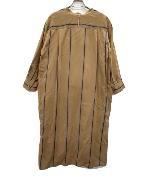 BEIGE（ベイジ）BEIGE (ベイジ) UGINE/シャツワンピース ブラウン サイズ:32の古着・服飾アイテム