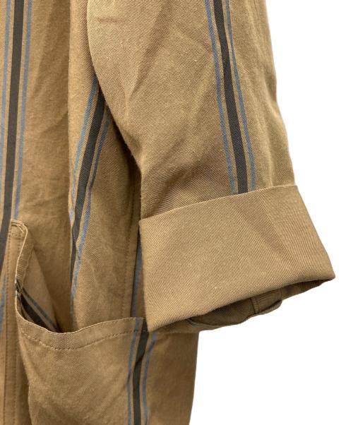 BEIGE（ベイジ）BEIGE (ベイジ) UGINE/シャツワンピース ブラウン サイズ:32の古着・服飾アイテム